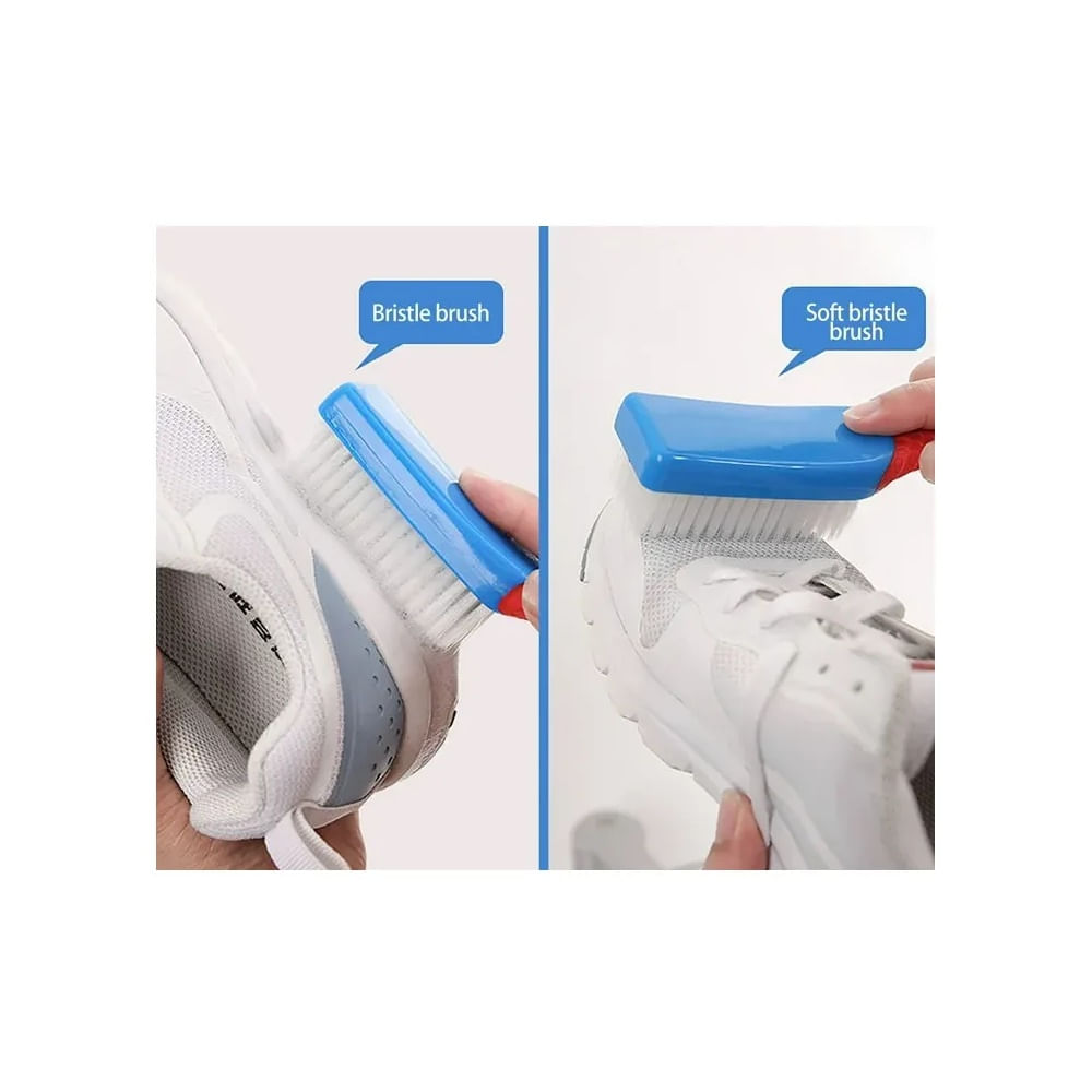 Limpia Calzado Blanco Cepillo Especial Zapatillas