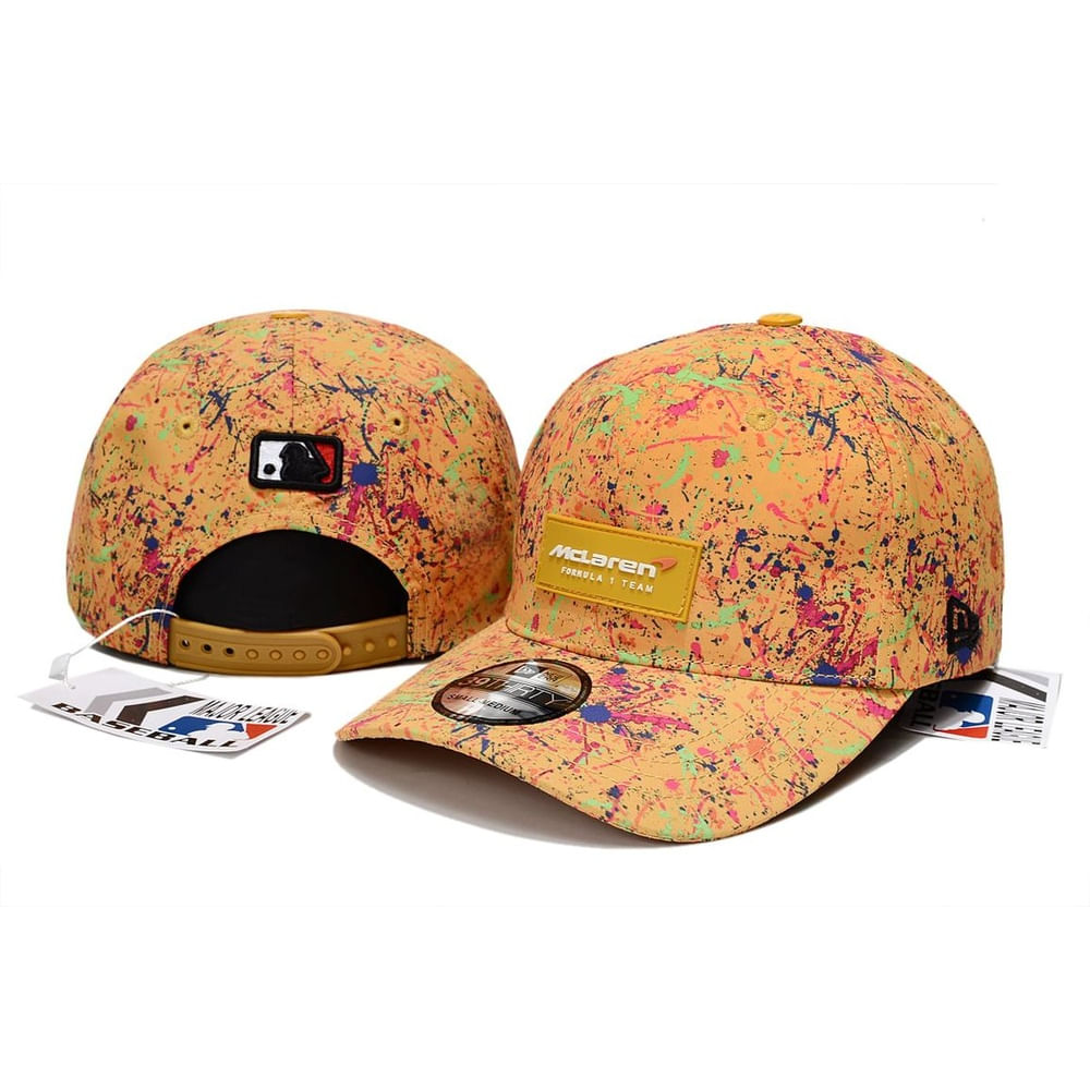 Gorra McLaren New Era Original 9Fifty Norris F1 Yankees Amarillo