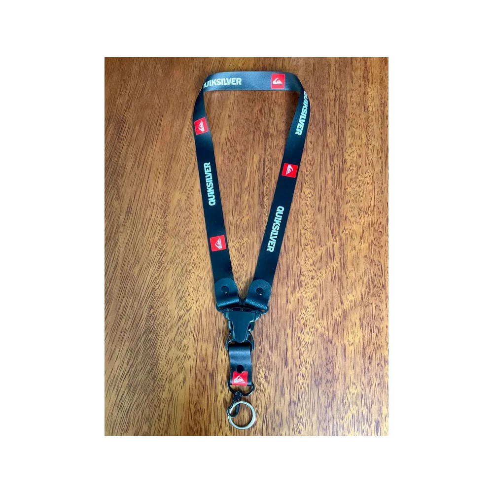 Llavero Quiksilver Lanyard Skate Pita Surf Colgador Llaves