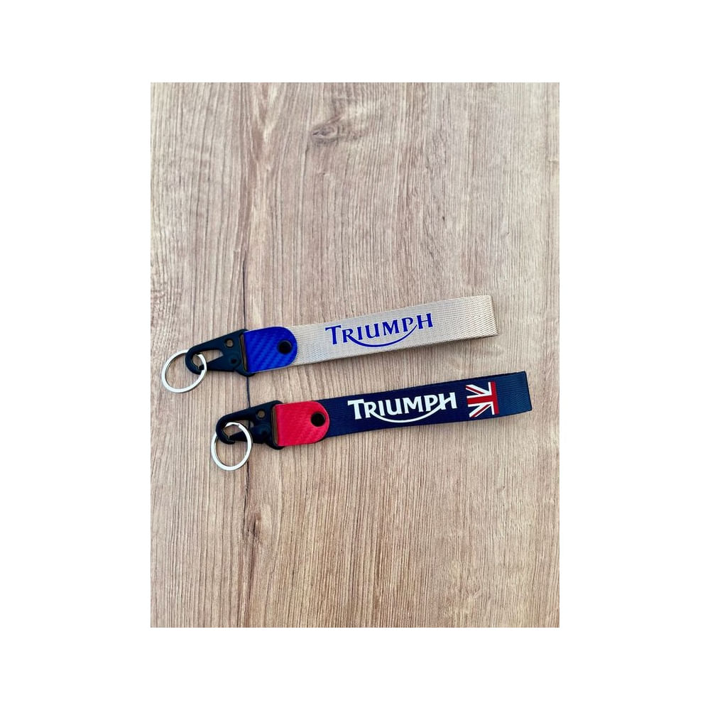 Llaveros Triumph Lanyard Llaveros Pita Colgante Moto Llaves 2unid
