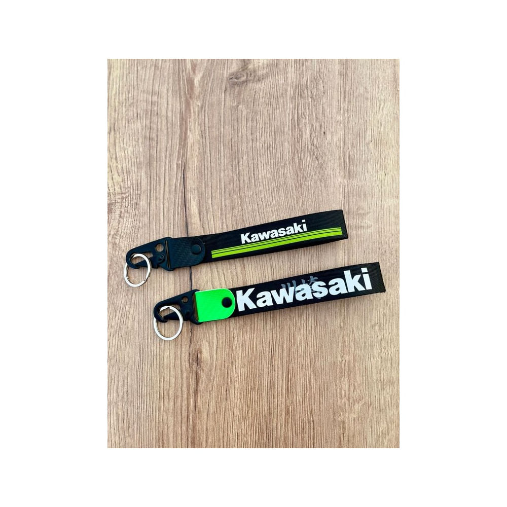 Llavero Kawasaki Lanyard Llaveros Pita Colgante Moto Llaves 2unid