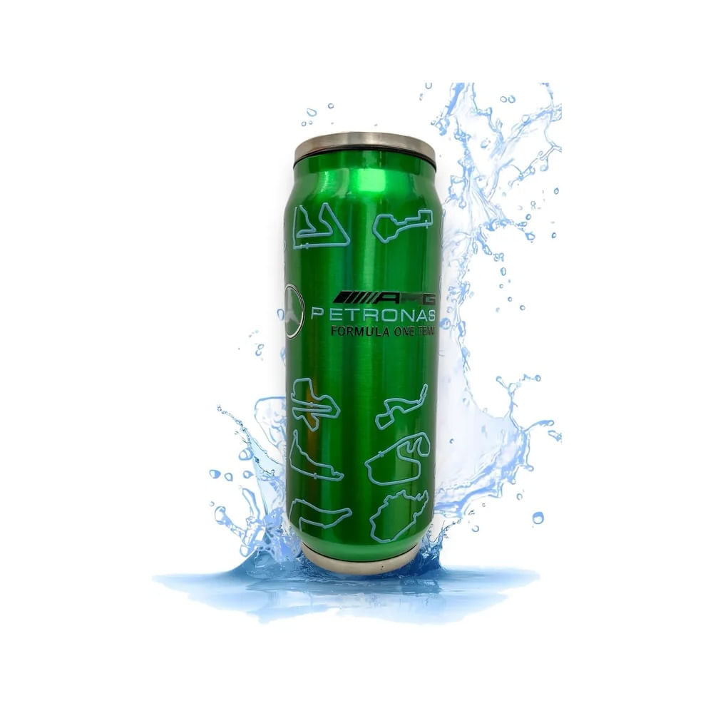Termo Mercedes Tomatodo Formula 1 AMG F1 Lata Rusell 500ml