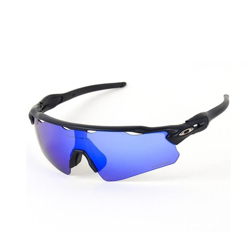 Lentes de Sol Deportivos Oakley Radar Ev Path Negro Mate Luna Azul con 2 lunas de intercambio