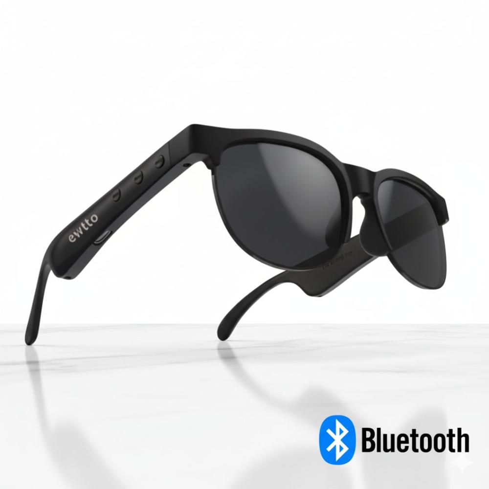Lentes de Sol ewtto Con Audífonos Bluetooth Inalámbrico Estéreo V5.4