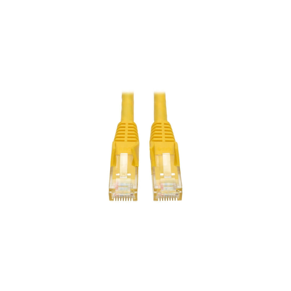 Cable de Red Tripp Lite RJ45 MM Amarillo 2 Pies 0.6 m - Conexión Rápida y Estable