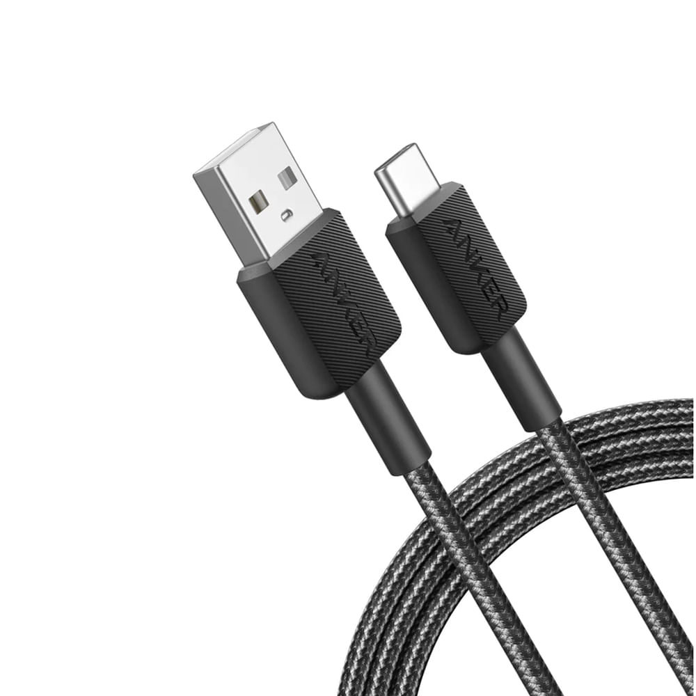 Cable de carga y sincronización Anker 322 USB-A a USB-C 6 pies ideal para dispositivos compatibles