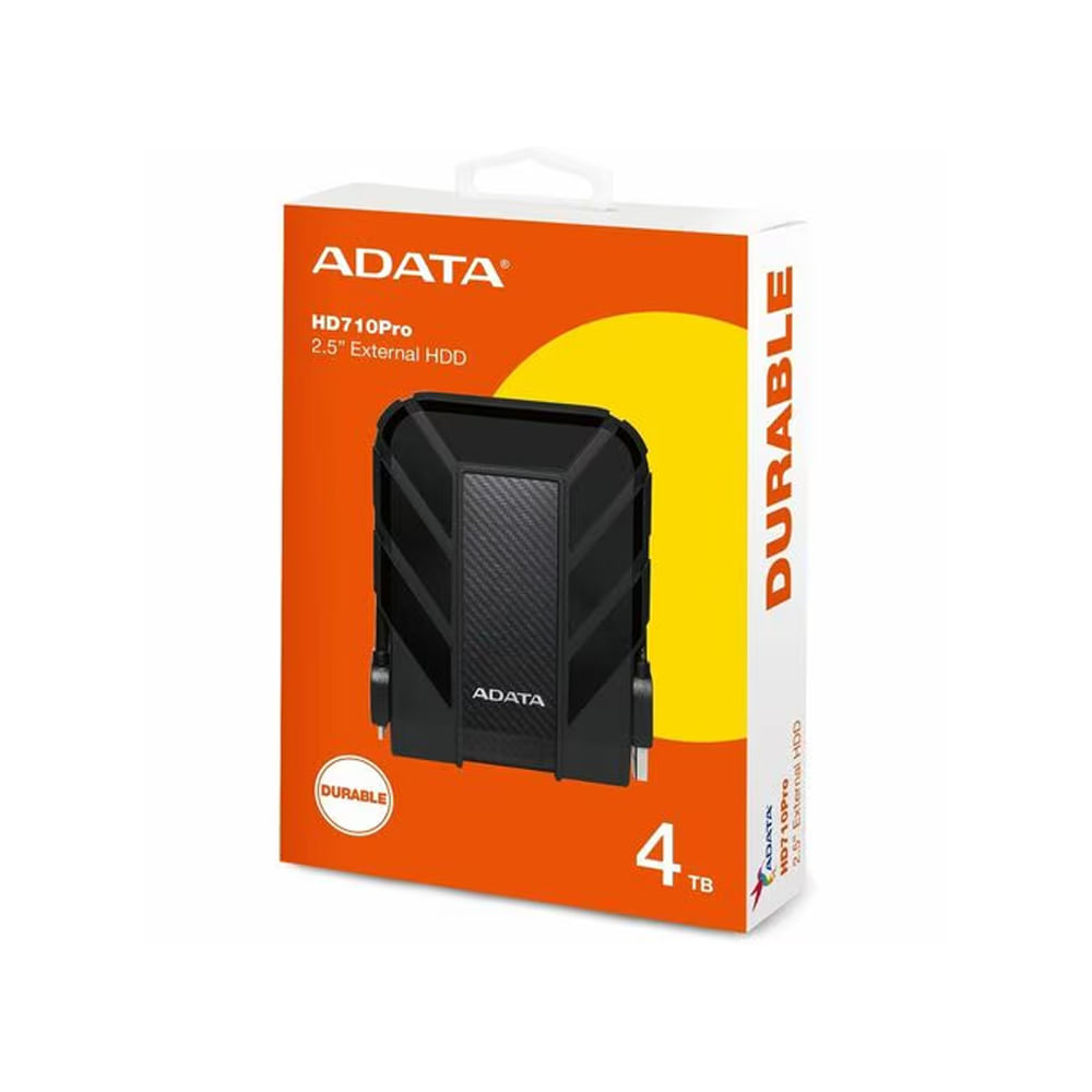 Disco Duro Externo Adata HD710 Pro 4TB 2.5 USB 3.2 Negro Compatible Consolas de Juegos