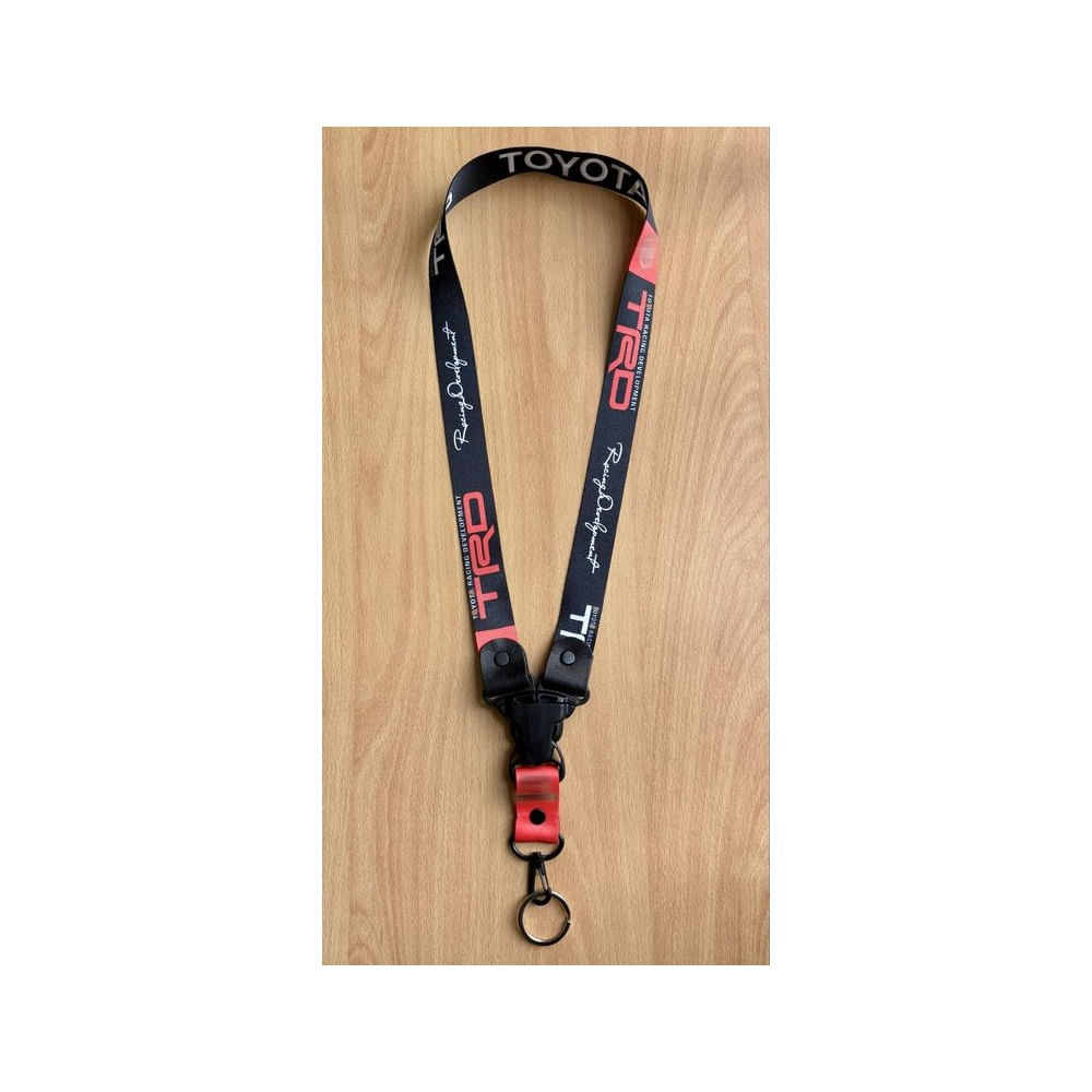 Lanyard Toyota Colgador TRD Llaves Corolla Cinta Auto Hilux Llavero