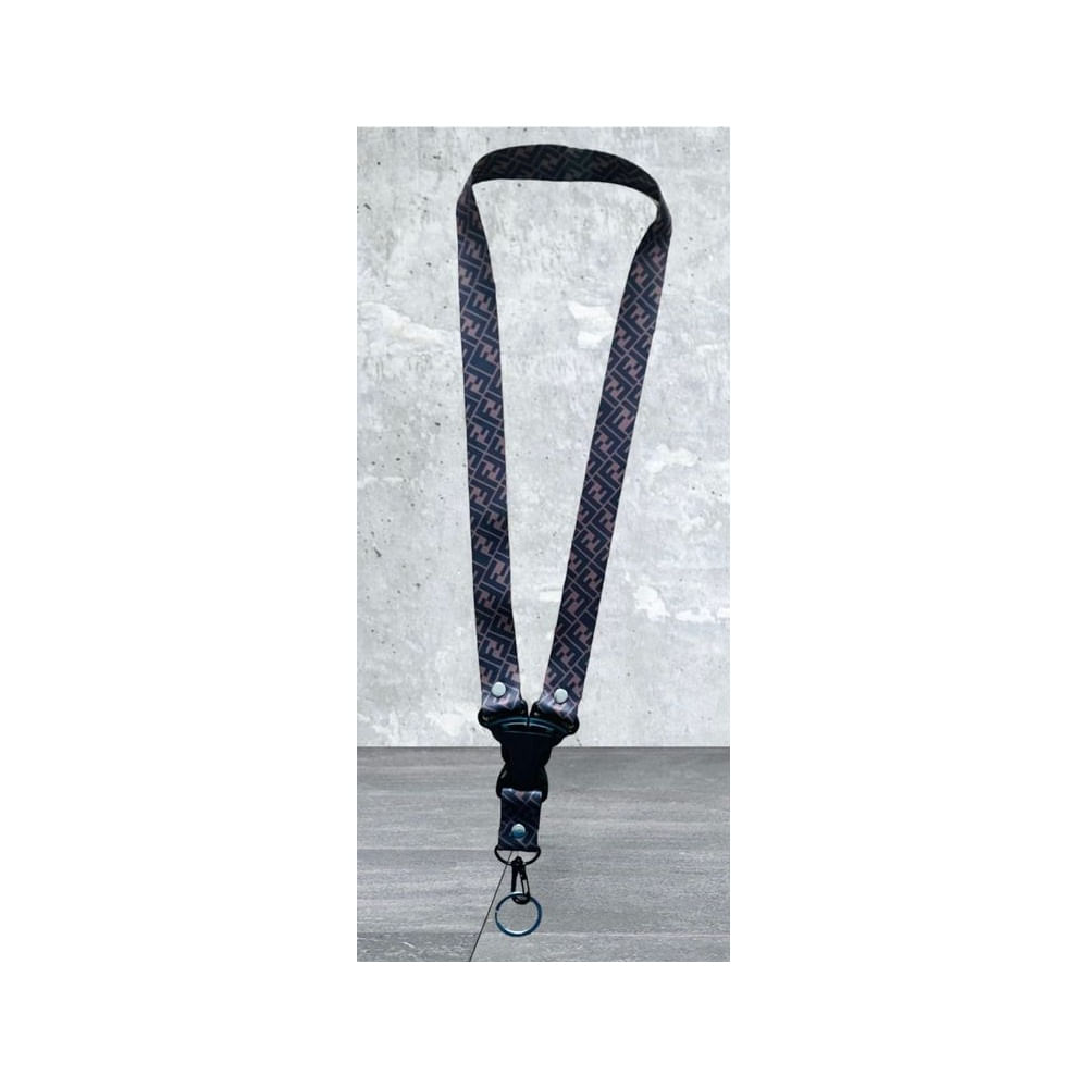 Llavero Fendi Pita Nylon Lanyard Marron