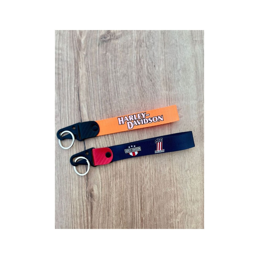 Llavero Harley Davidson Llaveros Lanyard Pita Moto Llaves 2unid