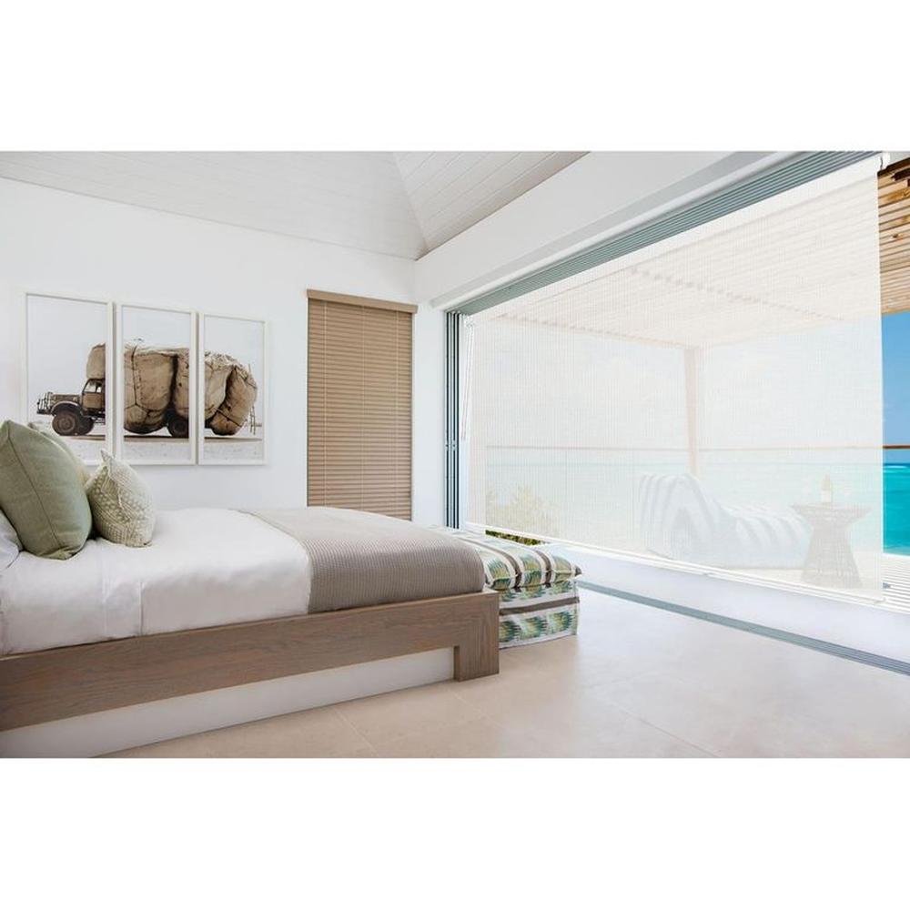 Cortina Roller Classic Screen 5% Blanco 100cm Ancho x 180cm Alto