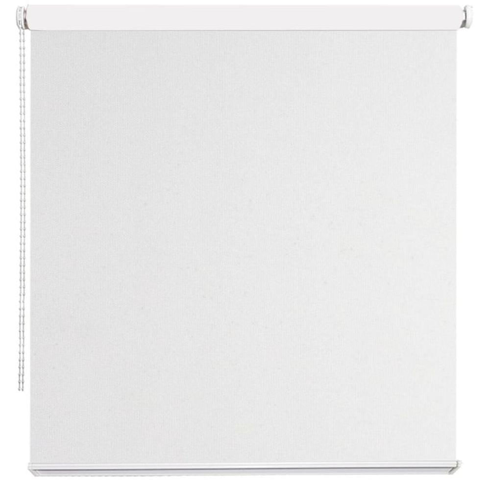 Cortina Roller Blackout Textil Natural Blanco 190cm Ancho x 130cm Alto