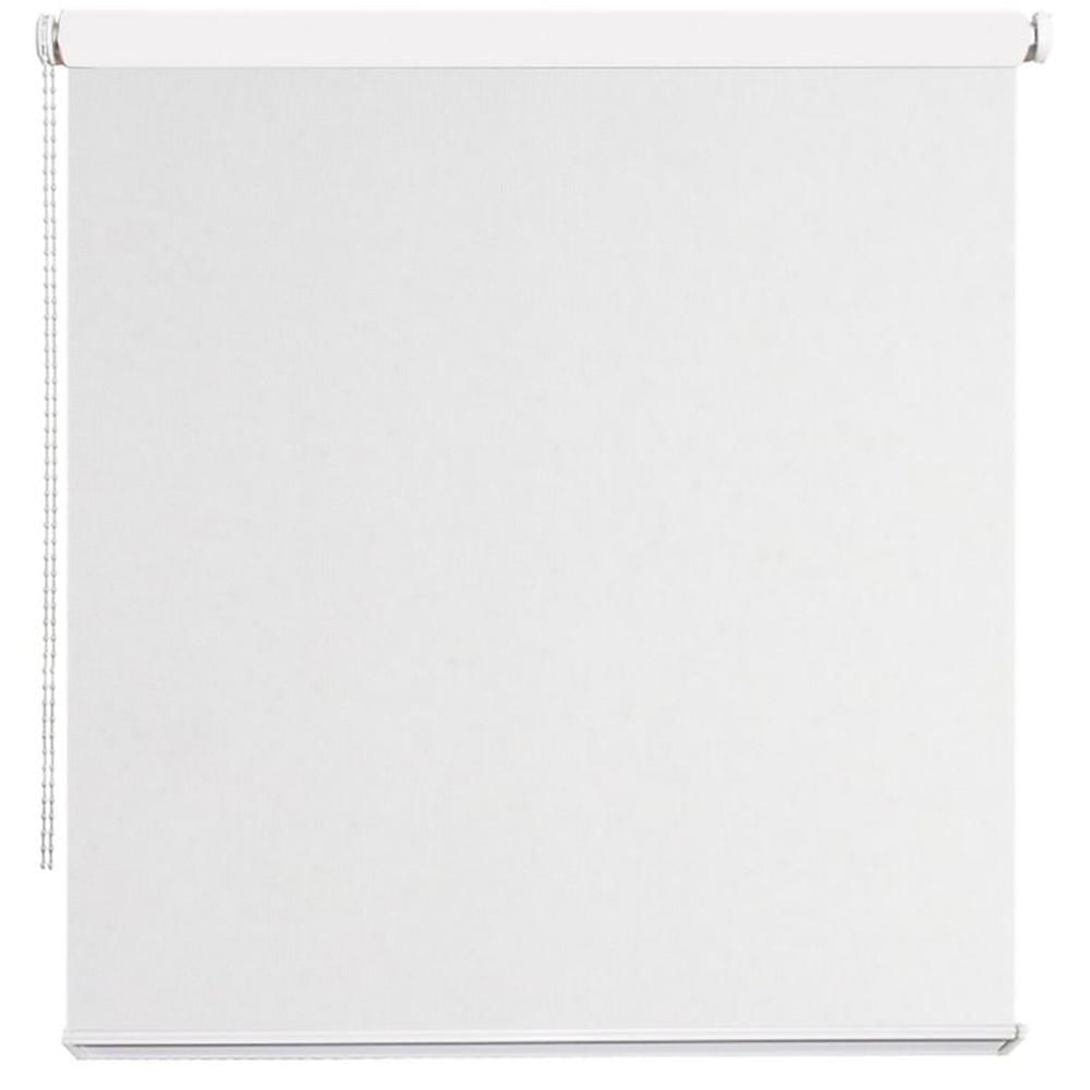 Cortina Roller Blackout Textil Natural Blanco 140cm Ancho x 180cm Alto