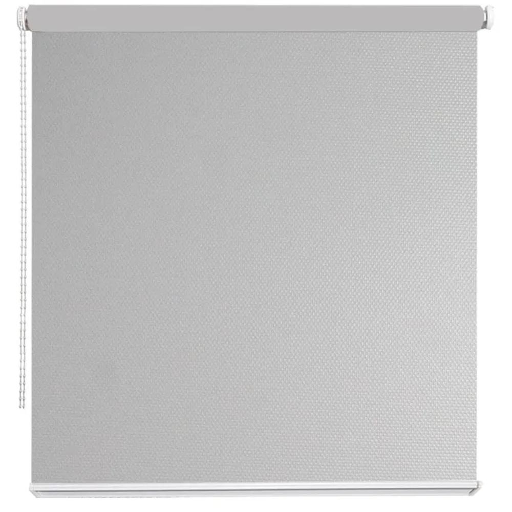 Cortina Roller Blackout Básico Gris 110cm Ancho x 160cm Alto