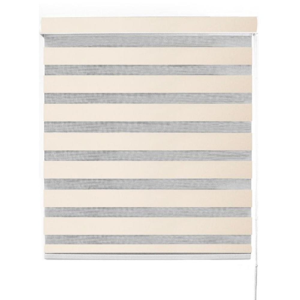 Cortina Roller Duo Superior Crema Ancho 100cm x Alto 200cm