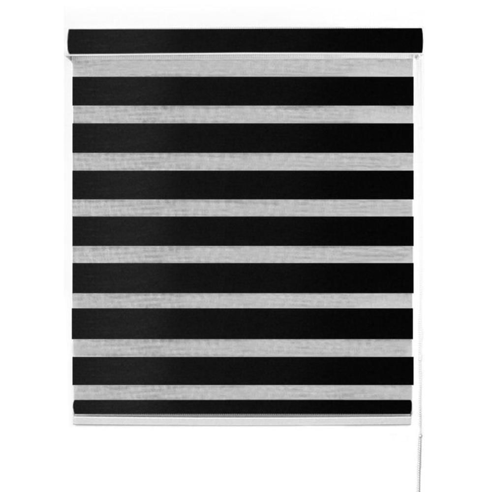 Cortina Roller Duo Premium Screen Negro Ancho 200cm x Alto 230cm Negro Cortina Roller Duo Premium Screen Negro Ancho 200cm x Alto 230cm Negro