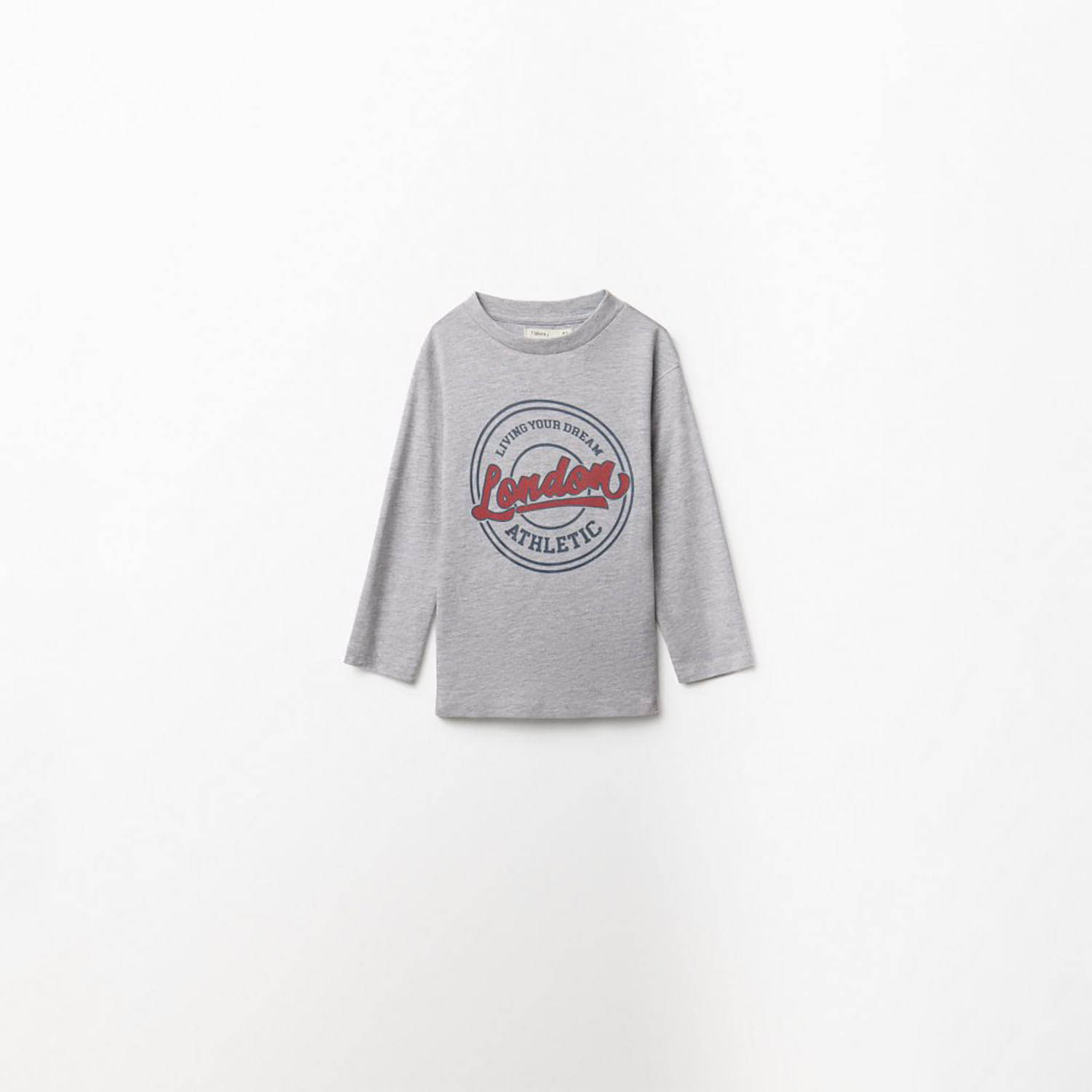 Polo Niño Sfera  College Gris Claro