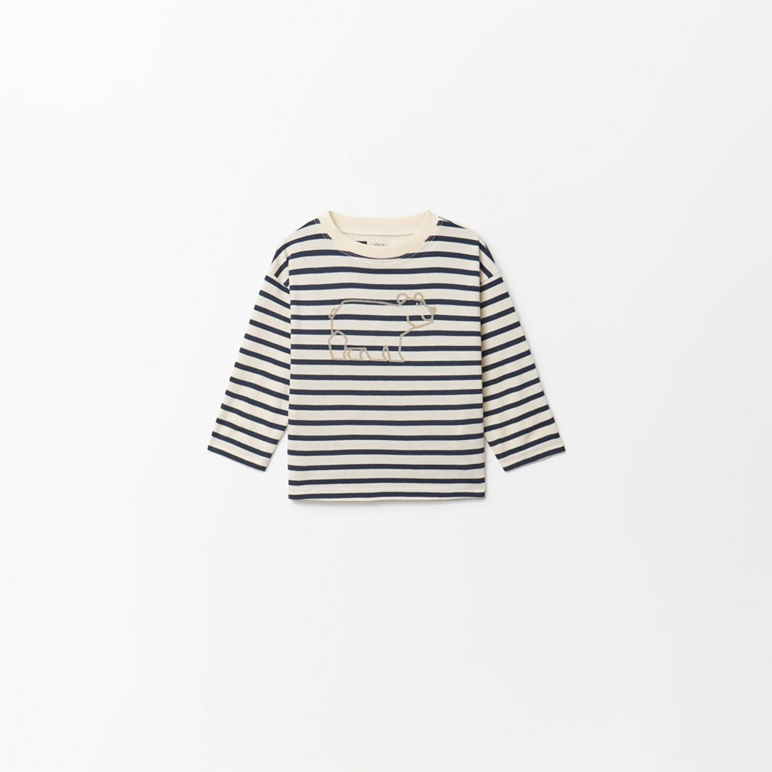 Polo Bebé Niño Sfera  Rayas Oso Azul Marino