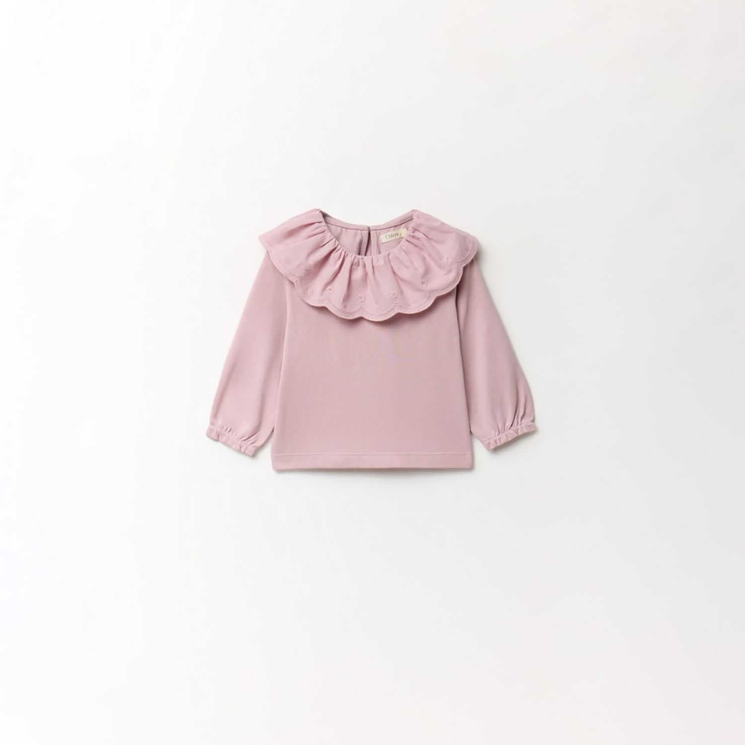 Polo Bebé Niña Sfera Falsa Lisa Cuell Lila