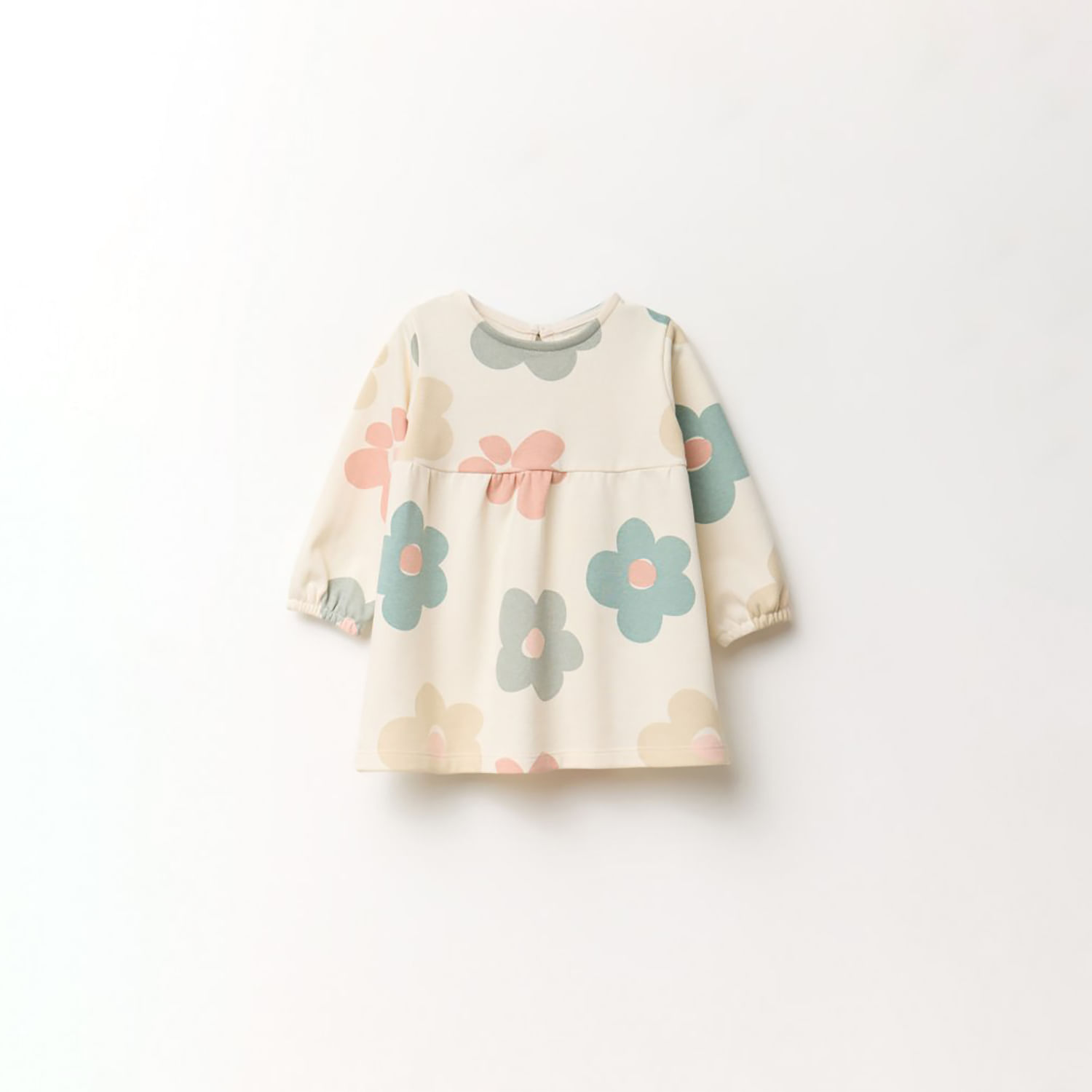 Vestido Bebé Niña Sfera Aop Crema