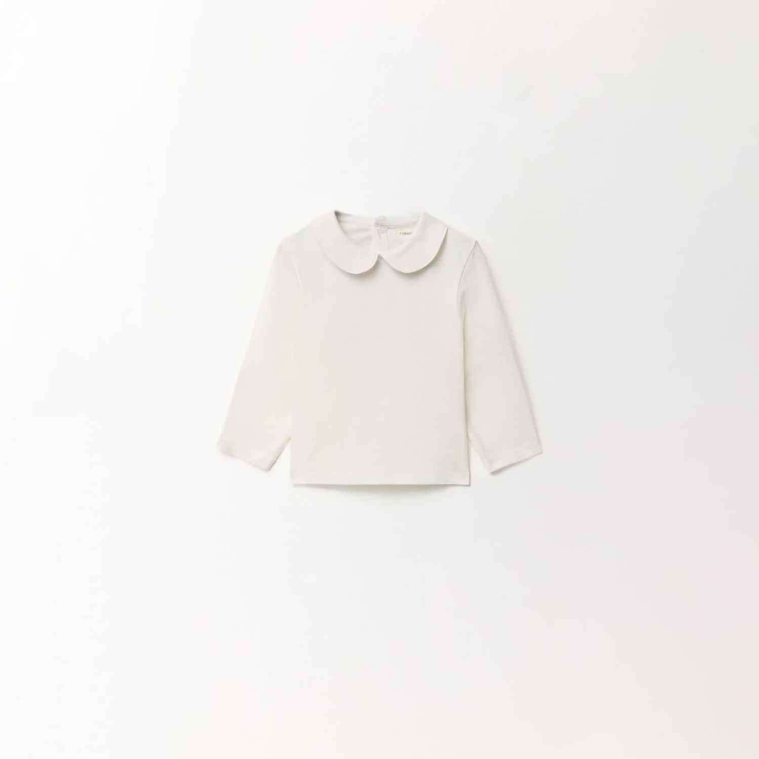 Polo Bebé Niña Sfera Cuello Blanco