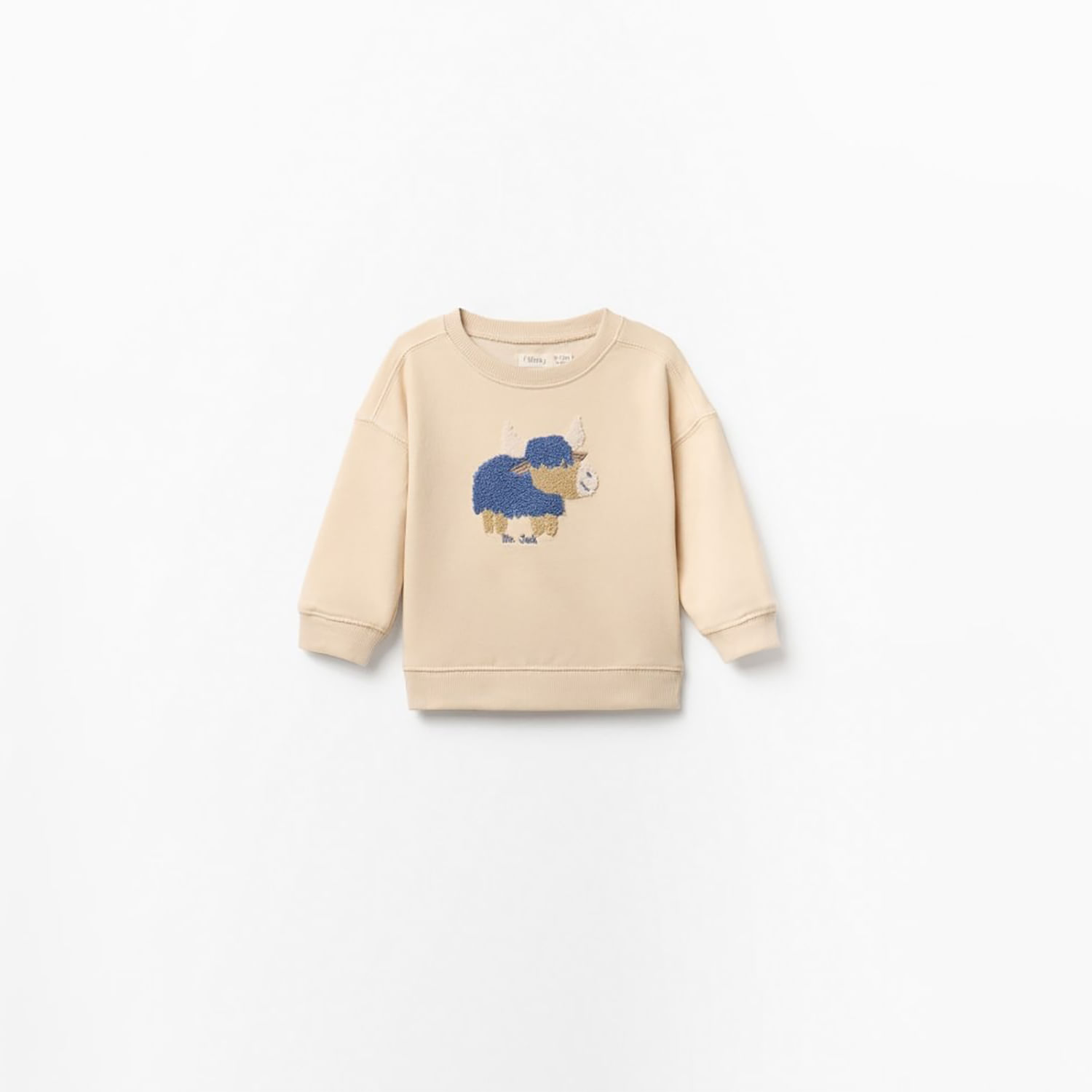 Polera Bebé Niño Sfera  Estampado Bufalo Crudo