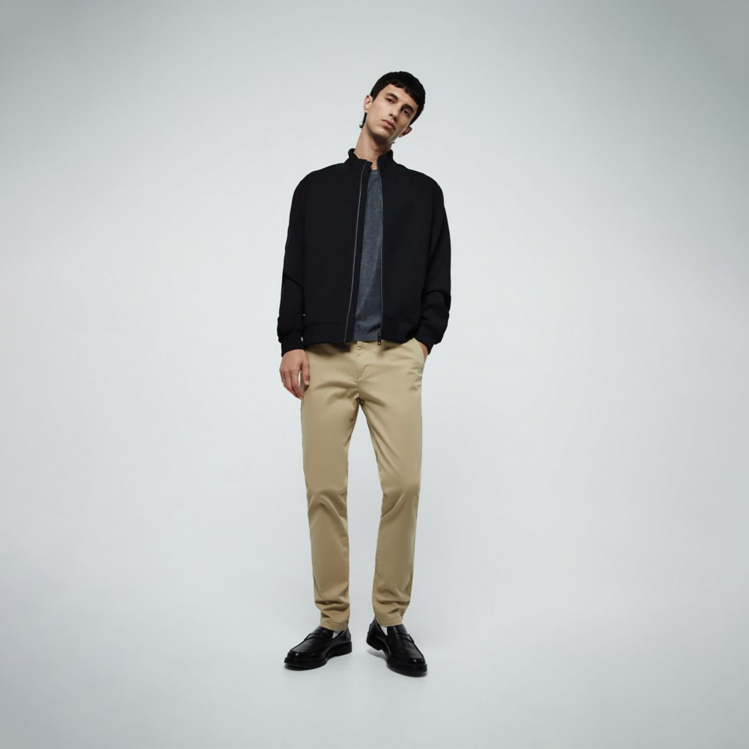 Pantalón Hombre Sfera Chino Slim Beige