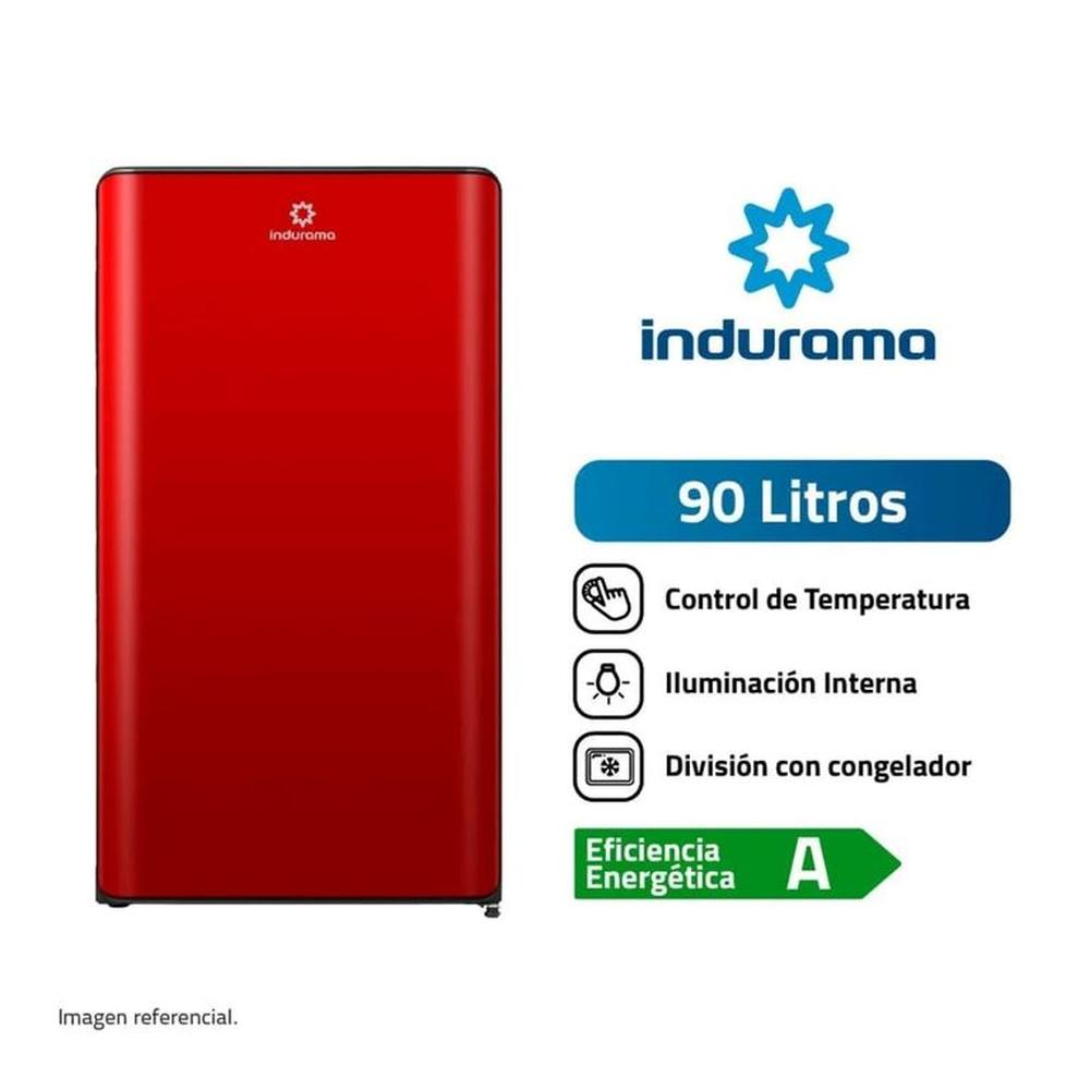 Frigobar Indurama 90L RI-109R Defrost Rojo