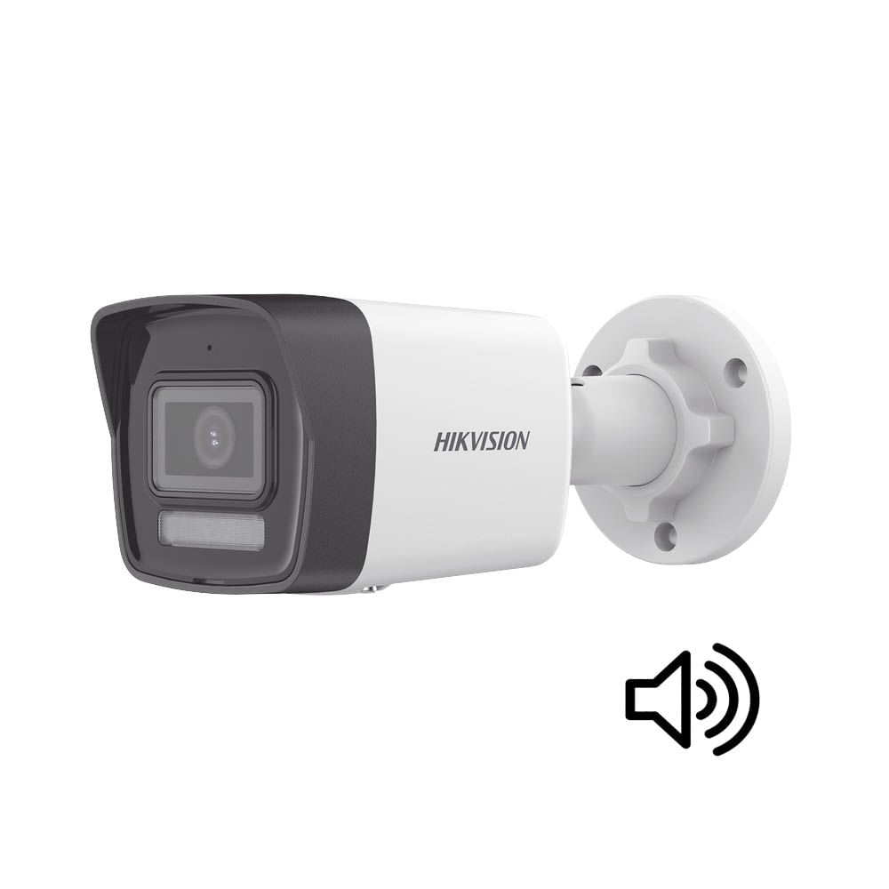 Hikvision DS-2CD1043G2-LIU Camara IP 4MP SMART HYBRID LIGHT 2.8MM con IR y audio