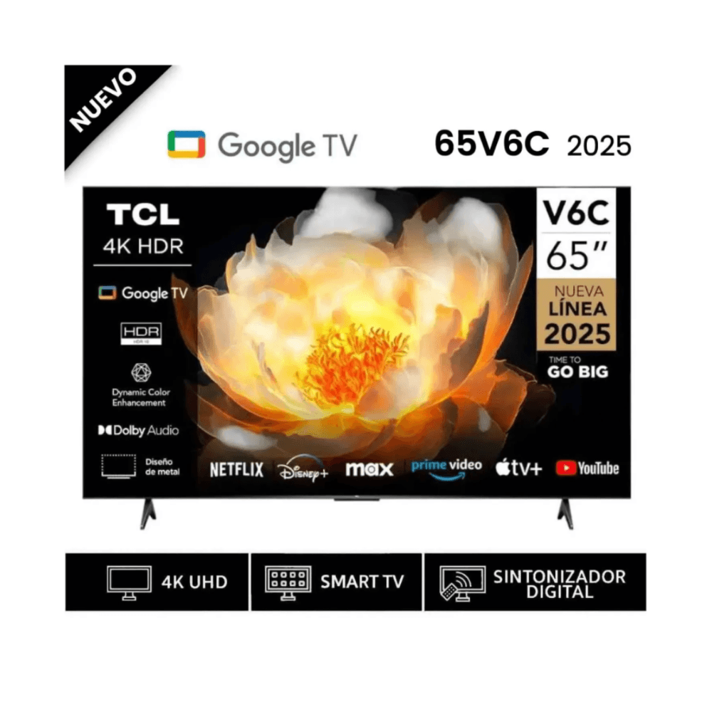 Televisor TCL LED 65 UHD 4K Smart TV 65V6C
