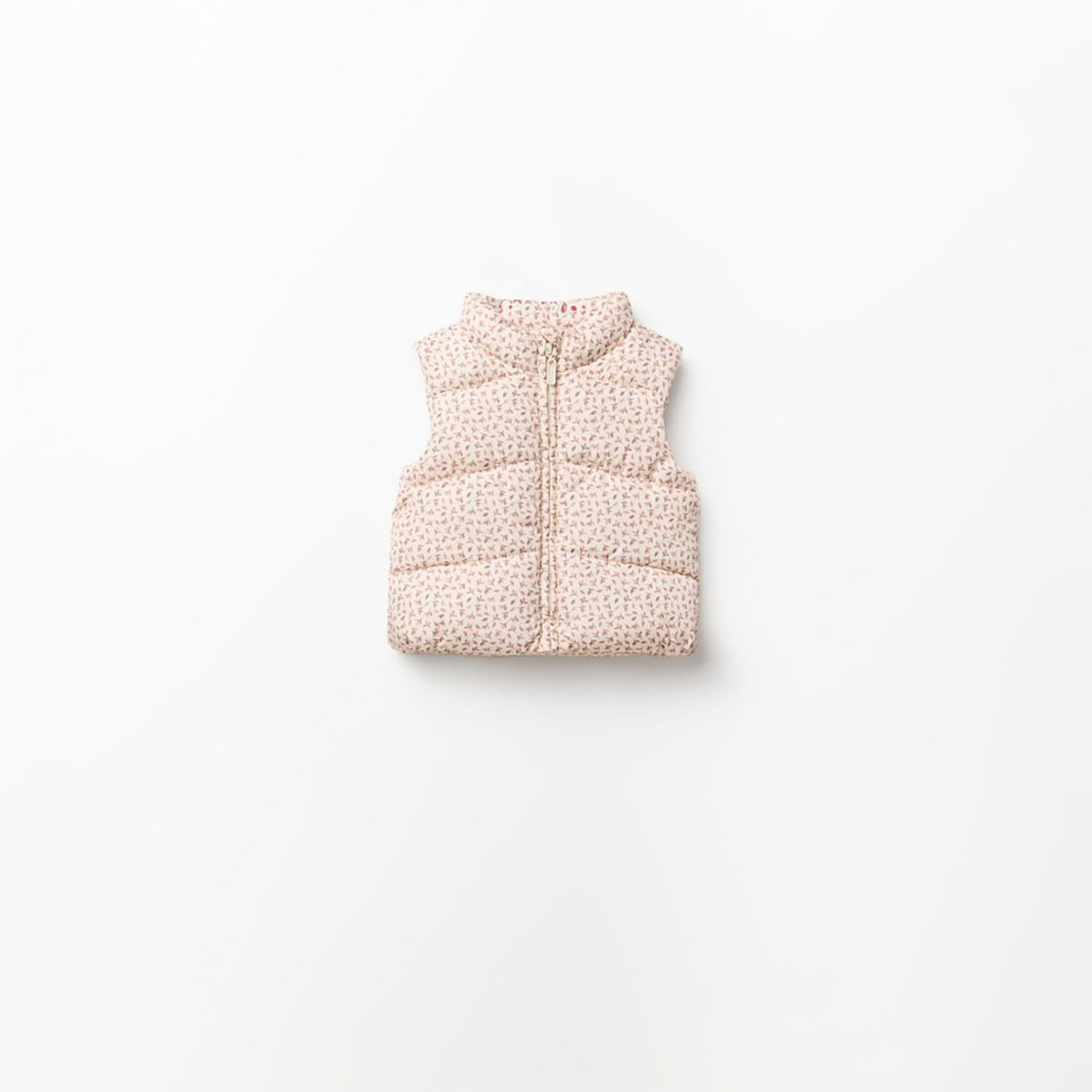 Chaleco Bebé Niña Sfera Aop Crudo
