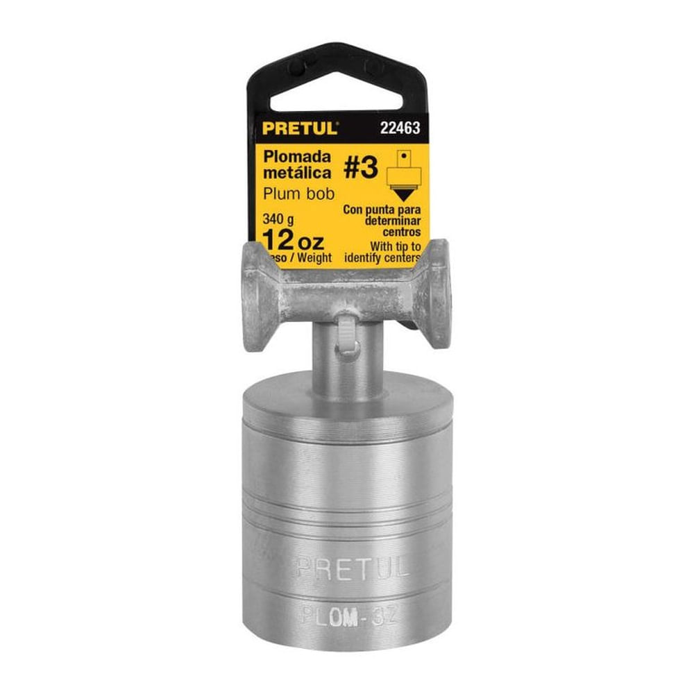 Plomada metálica de 340 g 12 oz con centro Pretul - 22463