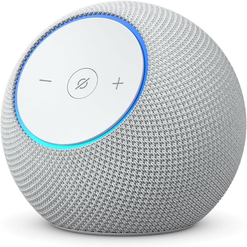 Amazon Echo Dot Max, altavoz con sonido envolvente y Alexa+ integrado | Blanco glaciar