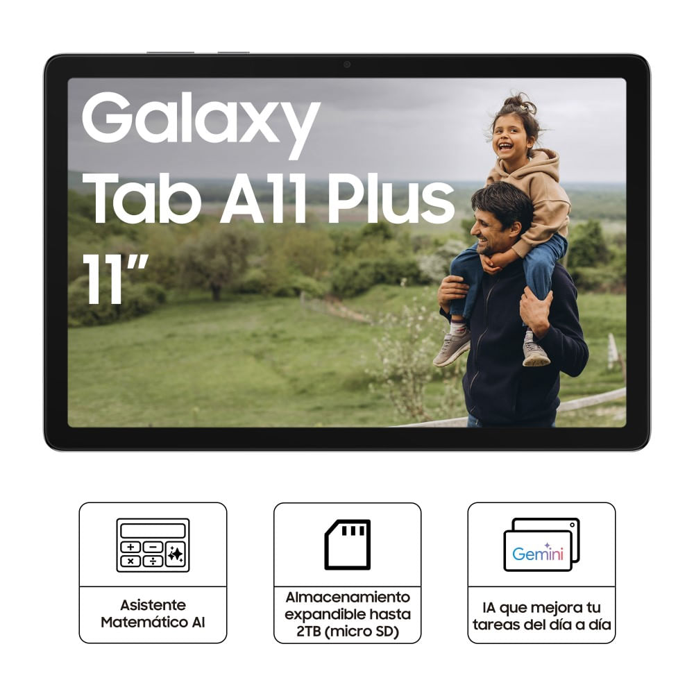 Tablet Samsung Galaxy Tab A11 11"" 6Gb + 128Gb Gris