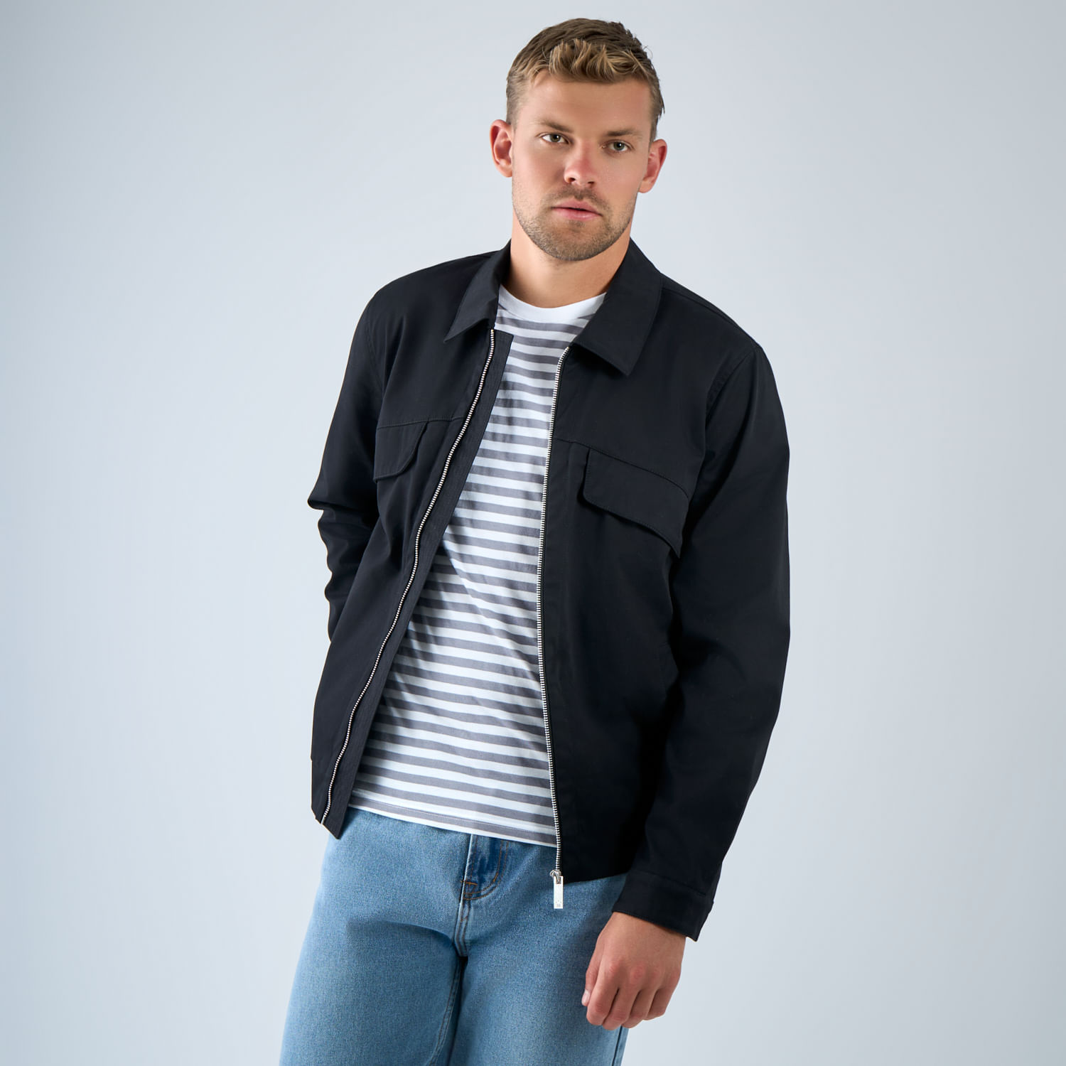 Casaca Hombre Malabar Bomber Cuello