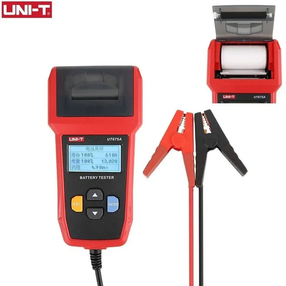 Probador Digital De Batería De Coche UNI-T UT-675A
