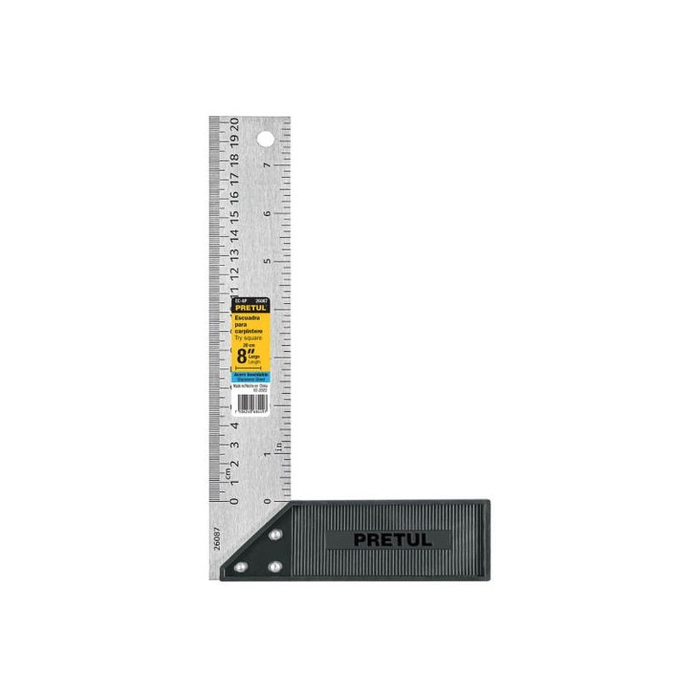 Escuadra 8 para carpintero Pretul - 26087