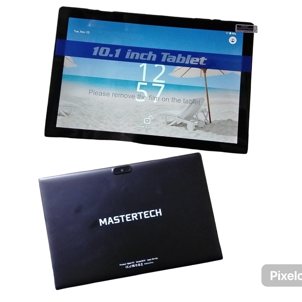 TABLET COLOR NEGRO MARCA MASTERTECH MODELO ZB10 WIFI 32GB 8GB DE RAM