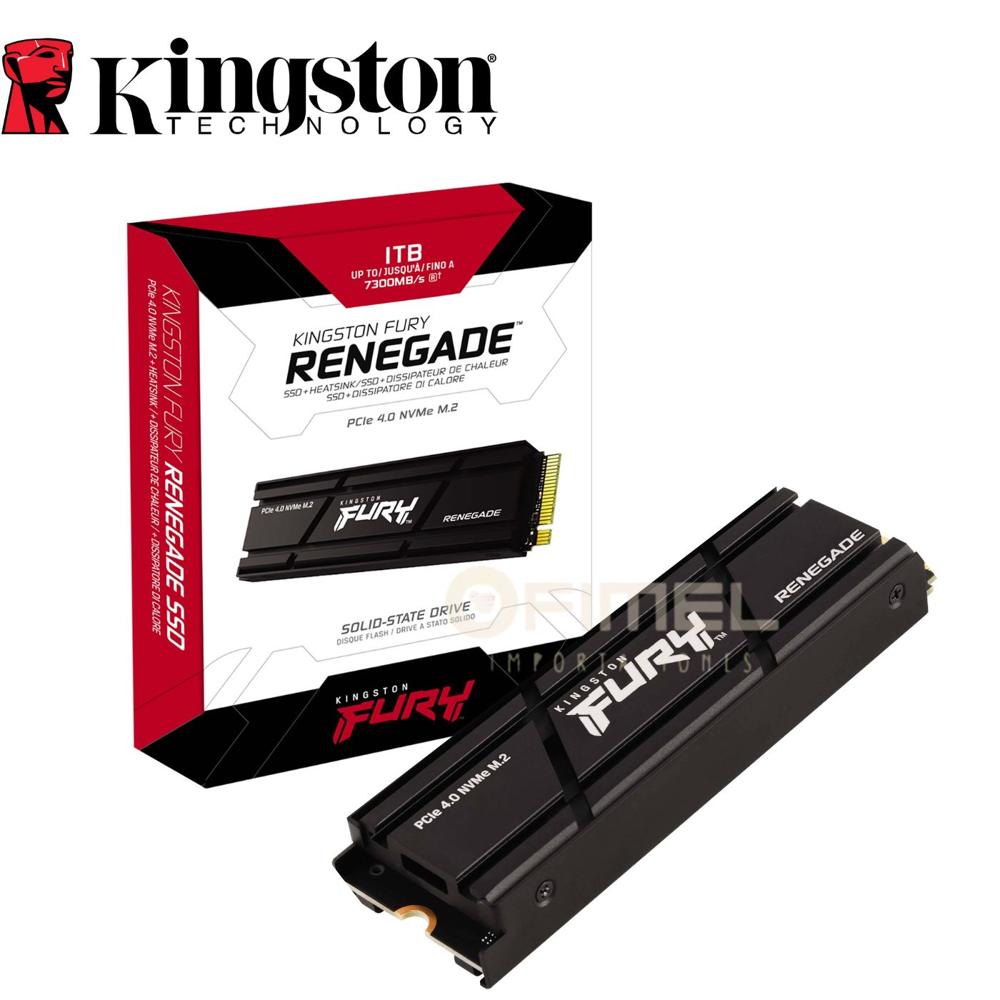 Unidad en estado solido Kingston FURY Renegade 1TB M.2 2280 PCIe 4.0 x4 NVMe