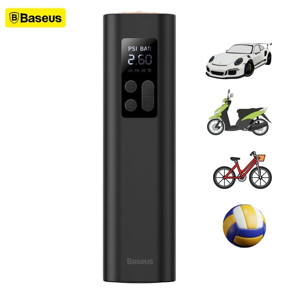 Baseus Compresor Portátil Inflador de Llantas Recargable