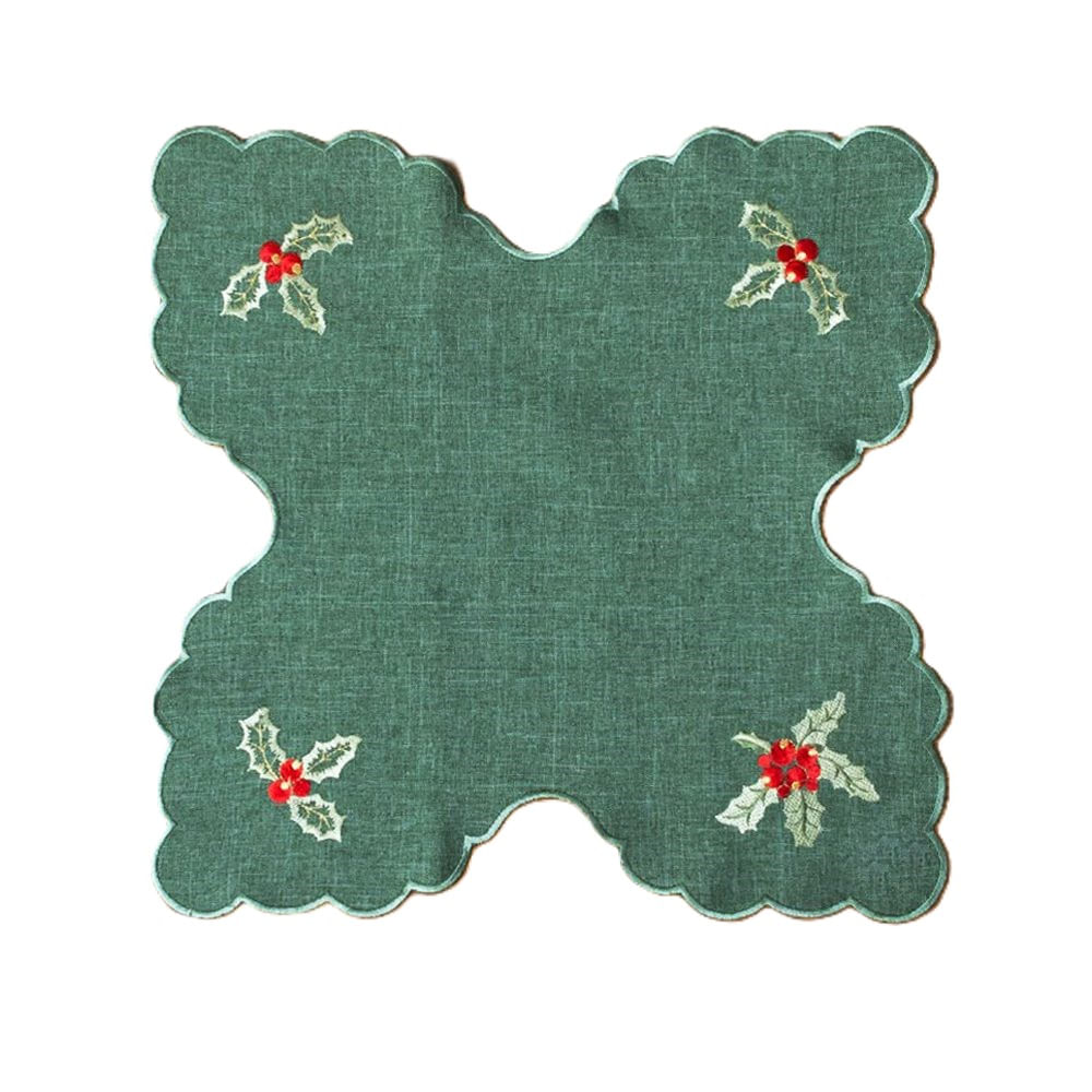 Setx2 Paneras de Poliéster Verde 45cm