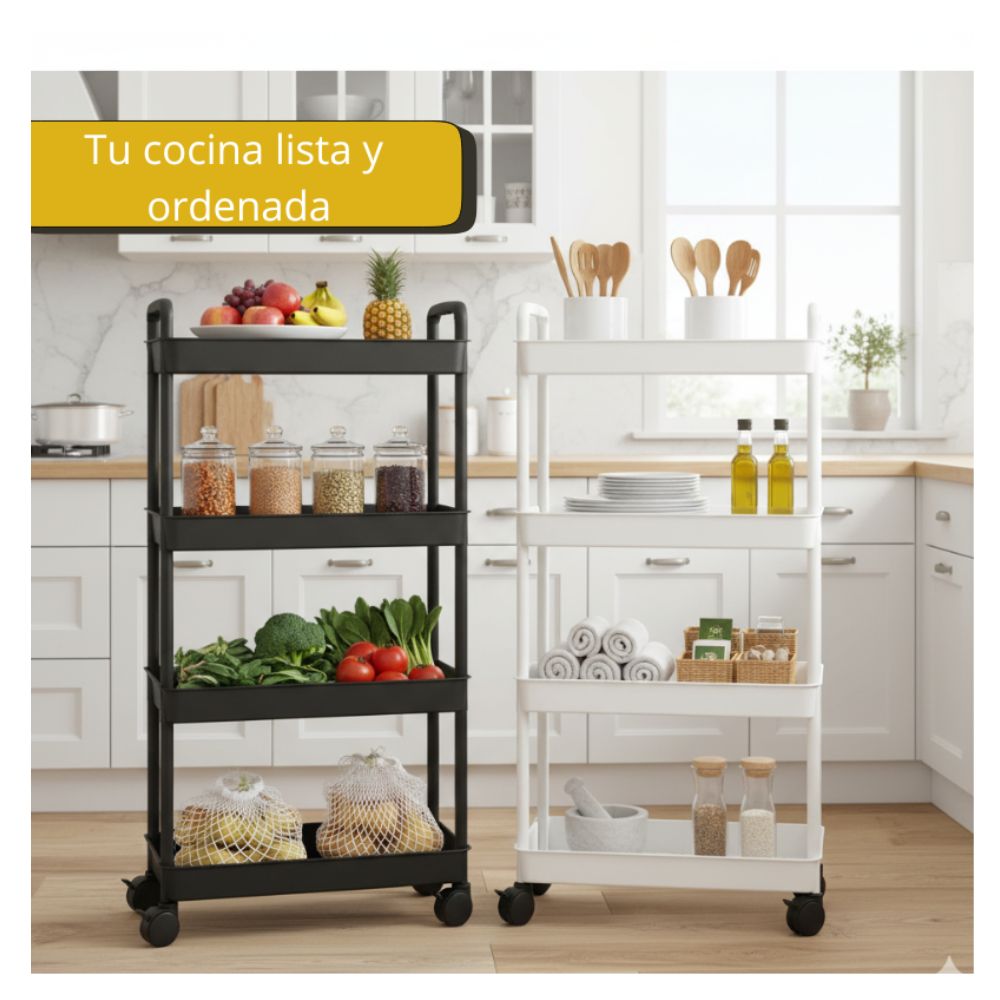 ORGANIZADOR PARA COCINA  DORMITORIO  BAÑO - 4 NIVELES-MULTIUSO
