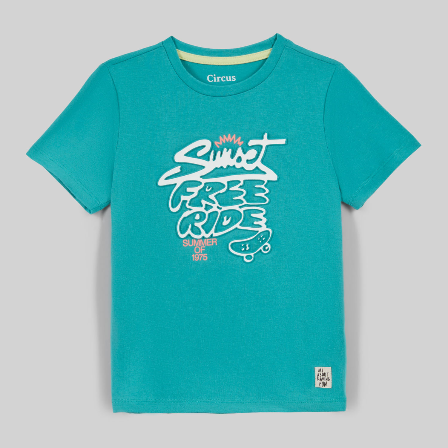 Polo Para Niño Circus Embossed