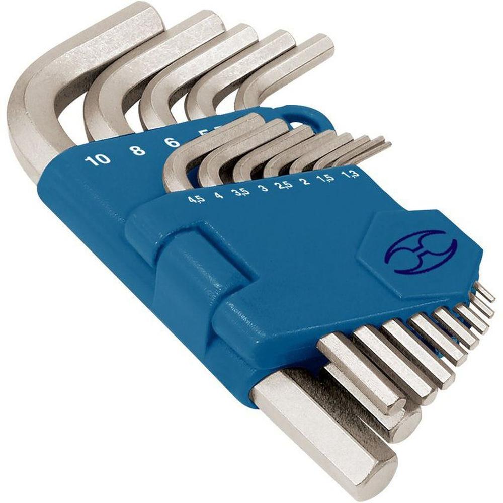 Juego Llaves Allen x 13 pzas en milímetros Truper 15542 - Cromado