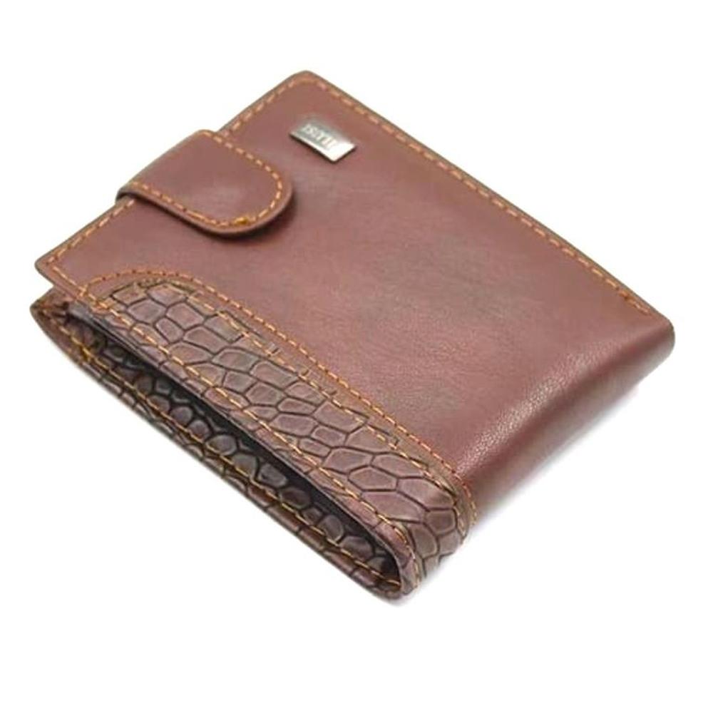 Billetera Pilusi Marrón Hombre Regalo Navidad Genieka.