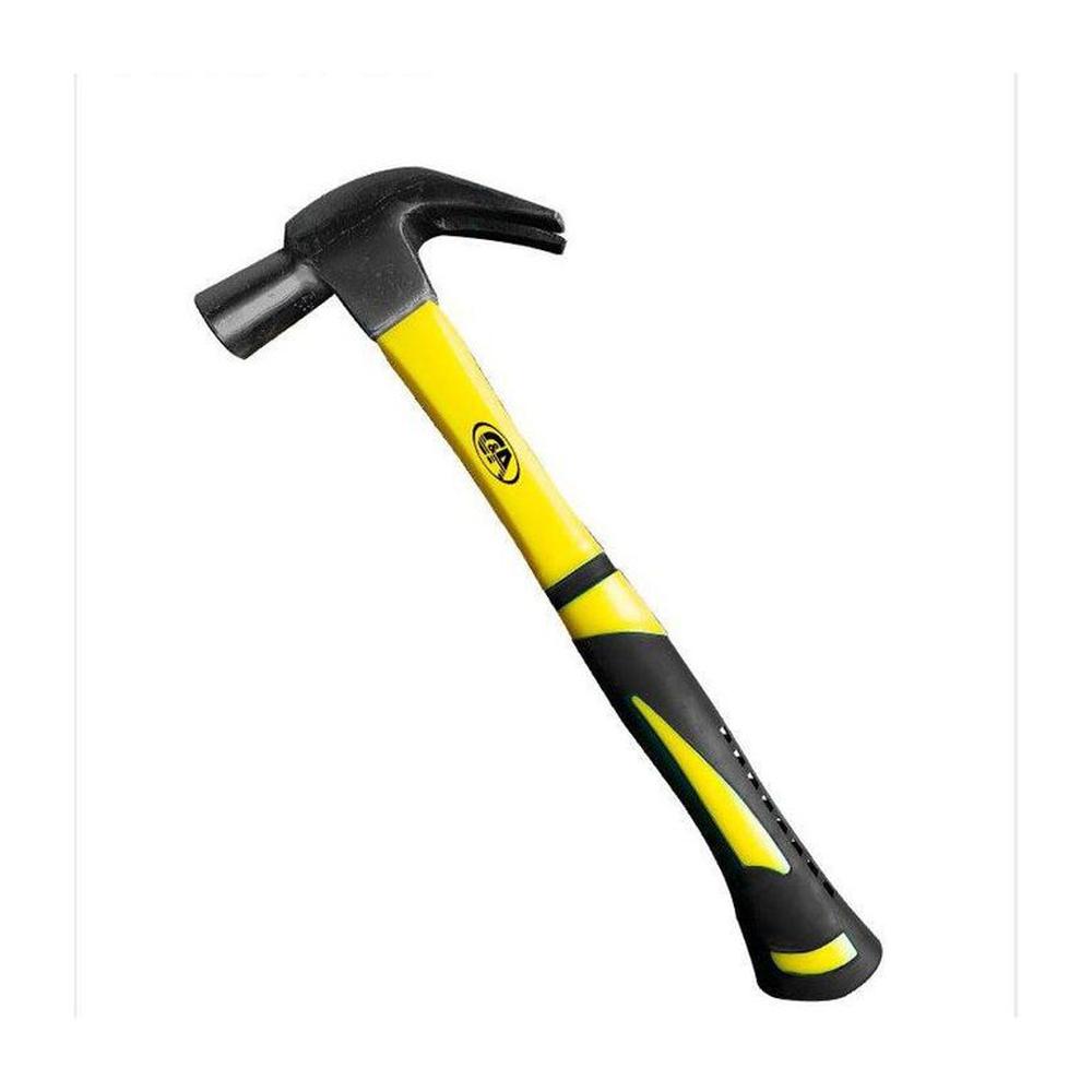 Martillo Mango Fibra de Vidrio 20 Onz. C&A PRO - Amarillo / Negro