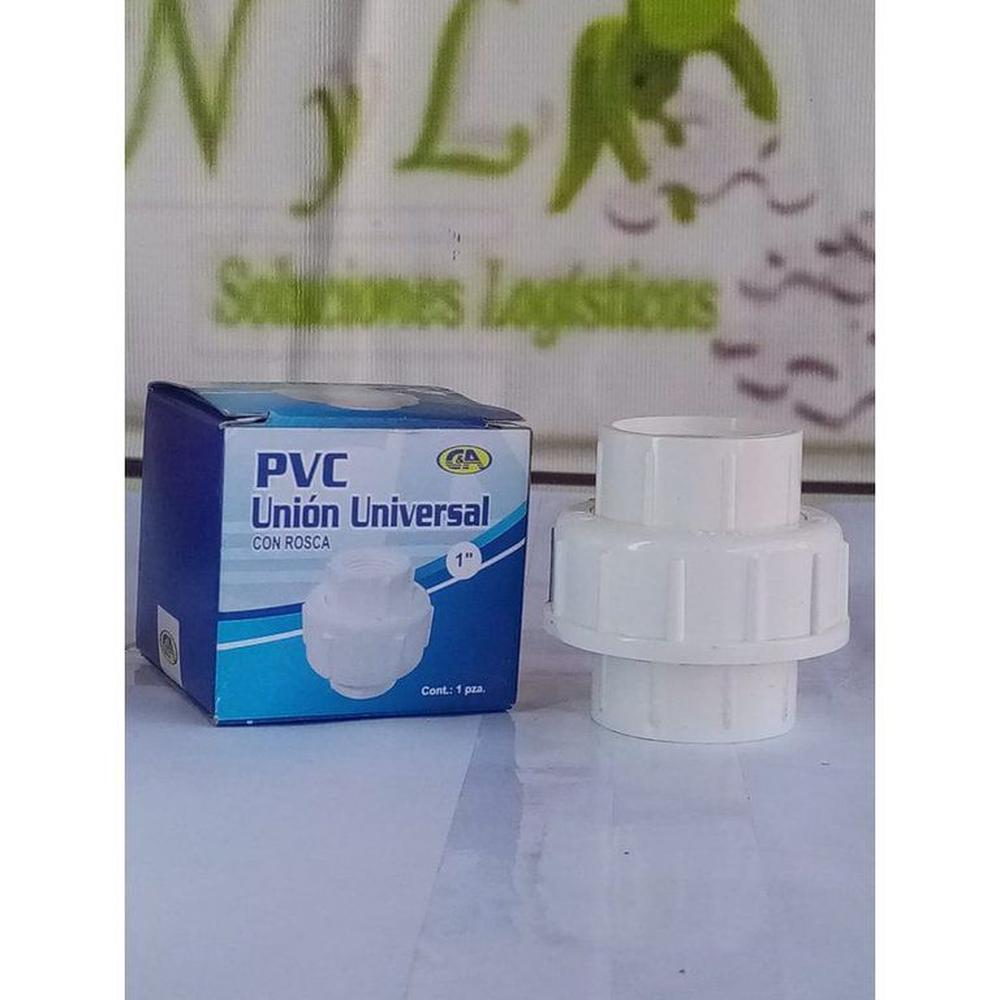 Unión Universal PVC 1" Sin Rosca C&A - Blanco BLANCO