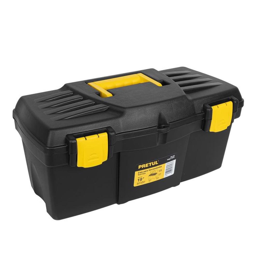 Caja de Herramientas Pretul 19"" 20533 - Amarillo / Negro