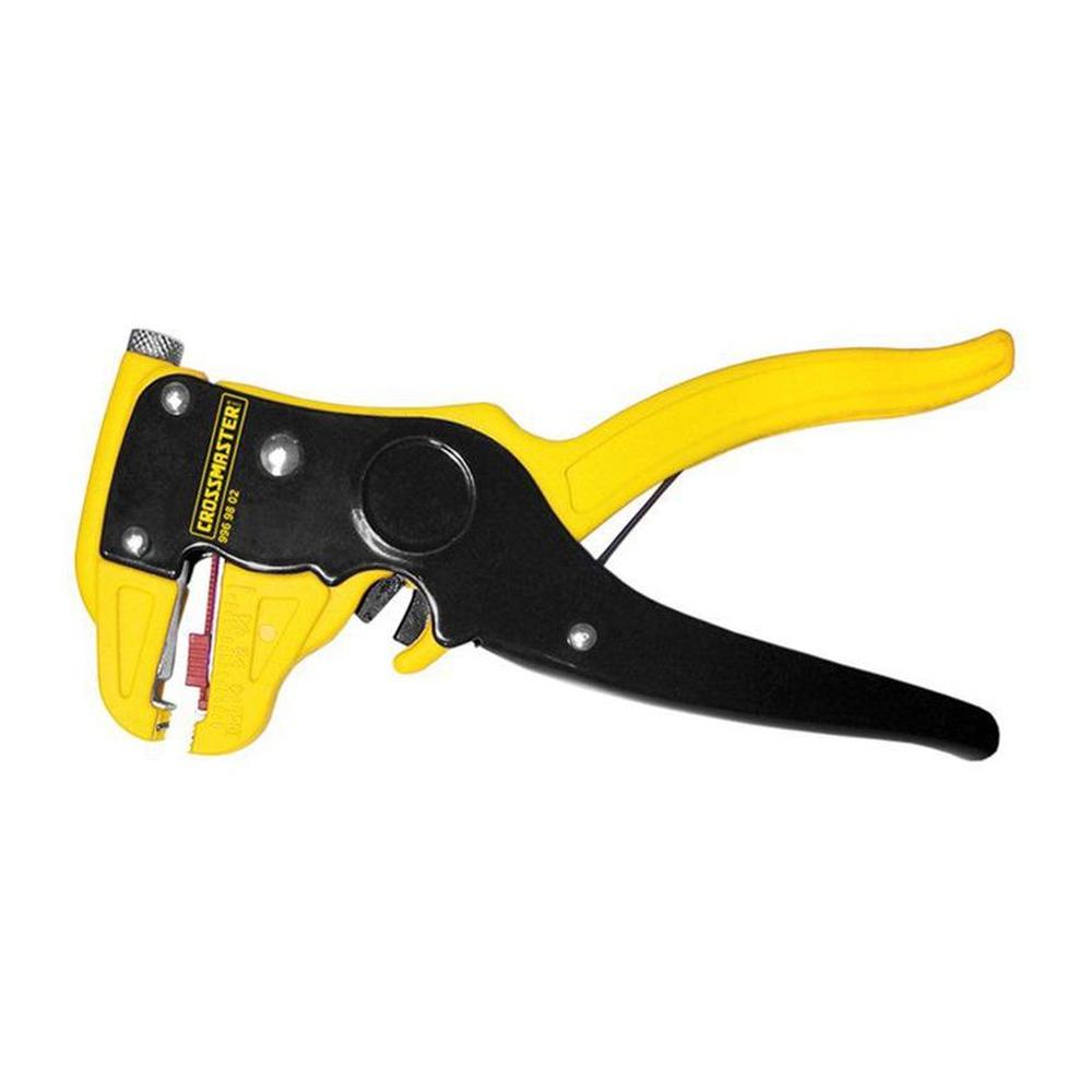 Alicate Pelacable 7"" Automatico Crossmaster 9969802  - Amarillo