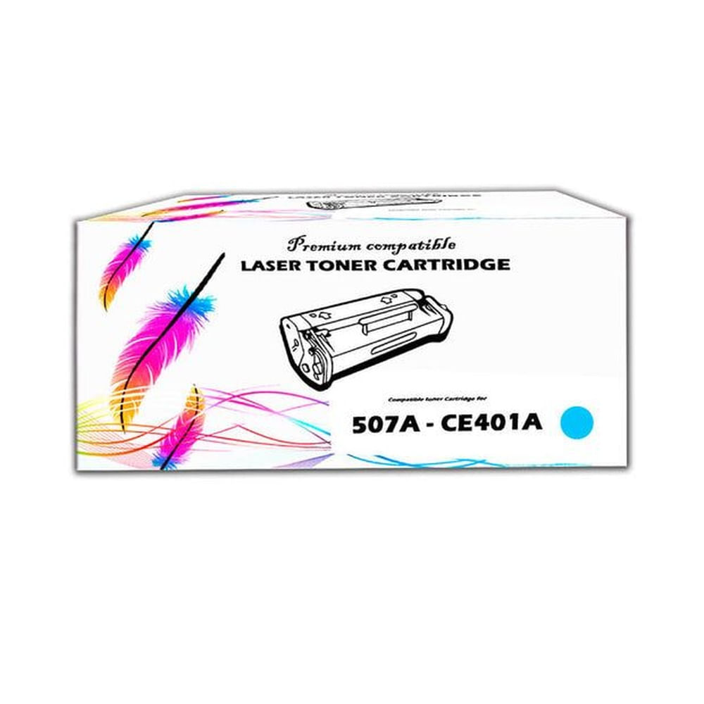 TONER COMPATIBLE HP 507A CE401A COLOR CIAN